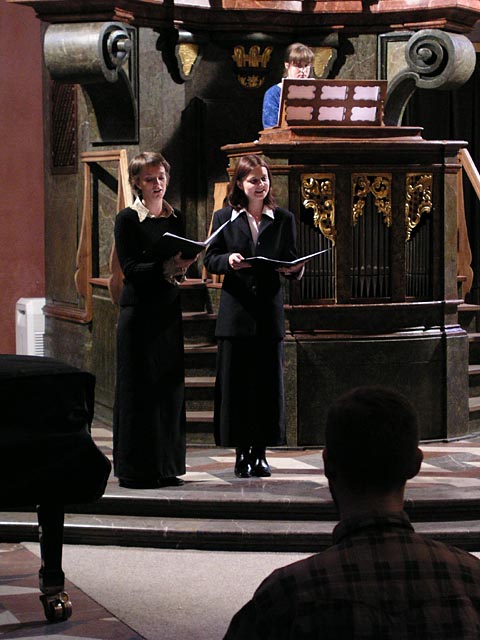 Vánoční koncert pro zaměstnance, čtenáře a přátele STK v zrcadlové kapli, 19. 12. 2003 - 3